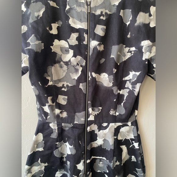 French Connection Black and White Floral Mini Dress - Picture 4 of 9